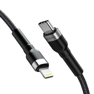 Wozinsky WNBCL1 Lightning / USB-C PD 30W kabel 1 m - černý