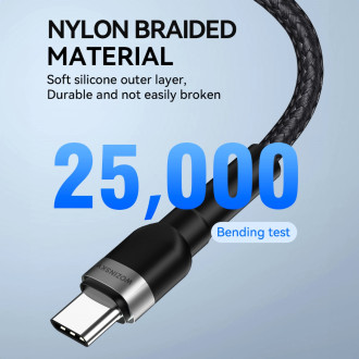 Wozinsky WNBCL1 Lightning / USB-C PD 30W kabel 1 m - černý