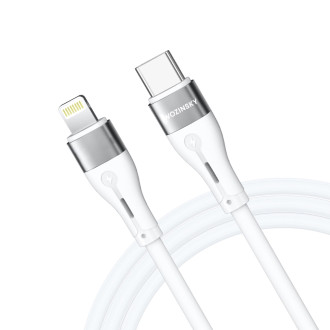 Wozinsky WSTCL1 Lightning / USB-C PD 27W kabel 1 m - bílý