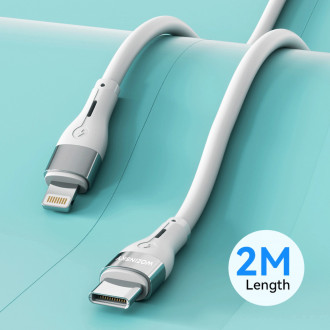 Wozinsky WSTCL2 Lightning / USB-C PD 27W kabel 2 m - bílý