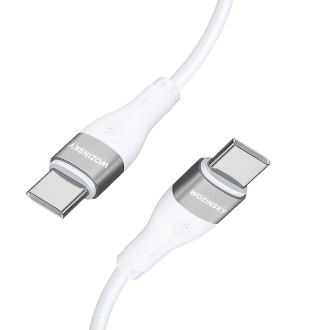Wozinsky WSTCC2 USB-C / USB-C PD 65W kabel 2 m - bílý
