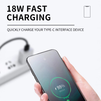 Wozinsky WNBAA 4v1 kabel 2x USB-C 1x USB-A 1x Lightning 60W 1 m - černý
