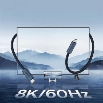 Baseus CB000068 USB-C - USB-C kabel 240W PD 8K 60Hz 1m - černý