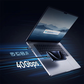 Baseus CB000068 USB-C - USB-C kabel 240W PD 8K 60Hz 1m - černý