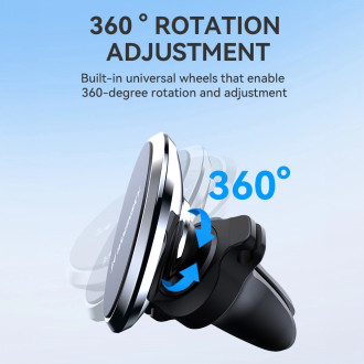 Wozinsky WUMKO magnetický držák telefonu do ventilace auta - černý