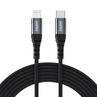 Choetech IP0041 USB-C / Lightning MFi 480Mb/s 3A 2m kabel - černý
