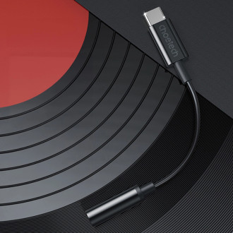 Choetech AUX003 USB-C / DC 3,5mm audio adaptér - černý