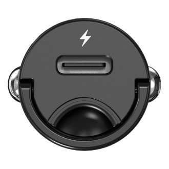 Silver Monkey PD-CPCT30-SM 30W 1x USB-C PD nabíječka do auta - černá