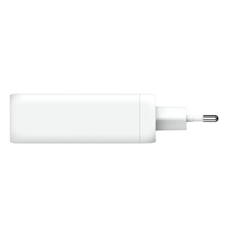 Silver Monkey GaN 130W nástěnná nabíječka 3x USB-C PD 1x USB-A 3.0 QC - bílá