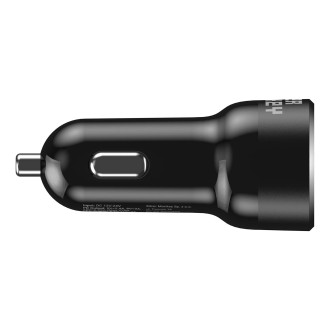 Silver Monkey SMA078 nabíječka do auta 1xUSB-C 1xUSB-A 45W PD QC - černá