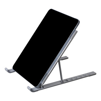 Ergonomický skládací stojan na notebook Silver Monkey Blanc - stříbrný