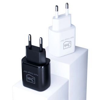 3MK HyperCharger 20W 1xUSB-C + 1xUSB-A PD / QC charger