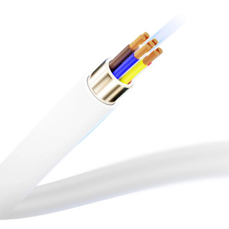3MK HyperSilicone MFI USB-C / Lightning cable white 1m 20W 3A