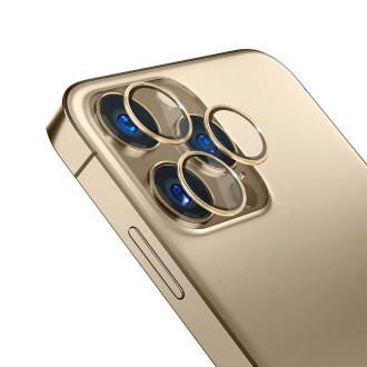 Sklo fotoaparátu iPhone 14 Pro Max / 14 Pro 9H pro 3mk Lens Protection Lens Pro Series Lens – zlaté