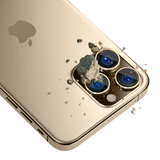 Sklo fotoaparátu iPhone 14 Pro Max / 14 Pro 9H pro 3mk Lens Protection Lens Pro Series Lens – zlaté
