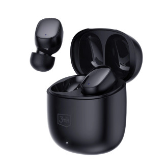 Bezdrátová Bluetooth sluchátka do uší 3mk FlowBuds - černá