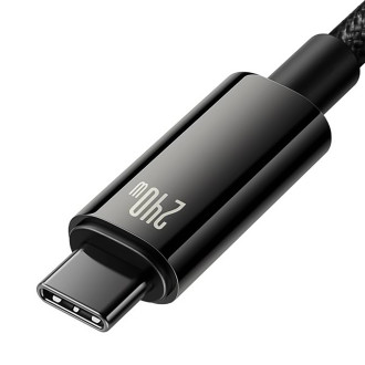 Kabel USB C - USB C 480Mb/s 240W 1m Baseus Tungsten Gold CAWJ040101 - černý