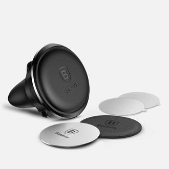 Magnetický držák ventilace do auta Baseus (Overseas Edition) - černý