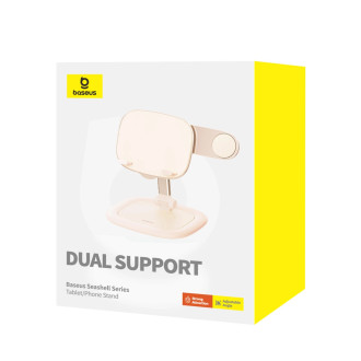 Supporto regolabile per tablet/telefono Baseus Seashell Series - rosa