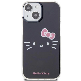 Custodia Hello Kitty IML Kitty Face per iPhone 15 - nera