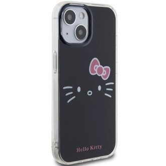 Custodia Hello Kitty IML Kitty Face per iPhone 15 - nera