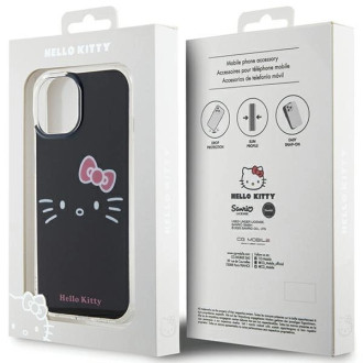 Custodia Hello Kitty IML Kitty Face per iPhone 15 - nera