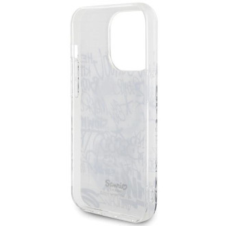 Custodia Hello Kitty IML Kitty On Bricks Graffiti per iPhone 15 Pro Max - bianca