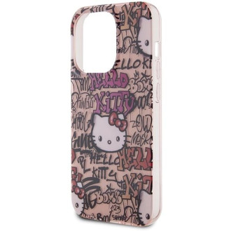 Custodia Hello Kitty IML Tags Graffiti per iPhone 15 Pro Max - rosa