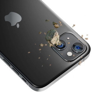 Sklo fotoaparátu pro iPhone 14 Plus 9H pro objektiv 3mk Lens Protection Pro série - šedé