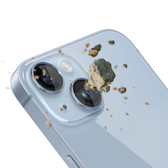 Kryt fotoaparátu 3mk Lens Protection Pro pro iPhone 14 - modrý