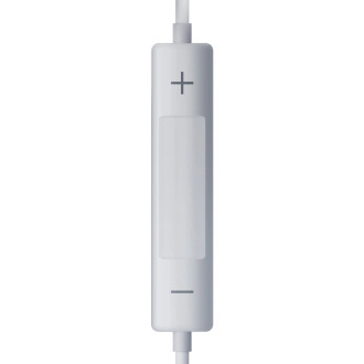 Kabelová sluchátka USB-C 3mk – bílá