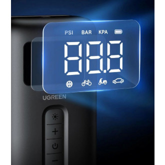 Vzduchový kompresor Ugreen CD259 s baterií a LED osvětlením - černý