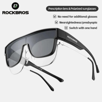 Polarizační cyklistické brýle Rockbros SP304 - šedé