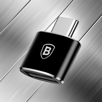 Baseus adaptér z USB na USB typu C OTG černý (CATOTG-01)
