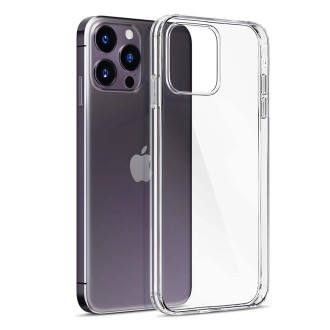 Pouzdro pro iPhone 14 Pro Max silikonové řady 3mk Clear Case - průhledné
