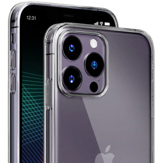 Silikonový obal na iPhone 14 Pro z řady 3mk Clear Case - průhledný