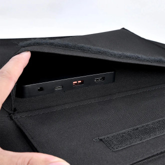 Solární nabíječka Choetech 100W skládací USB C, 2x USB PD QC černá (SC009-V2)