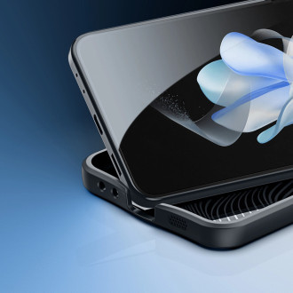 Obrněné pouzdro pro Samsung Galaxy Z Flip 5 Dux Ducis Aimo Mag - černé