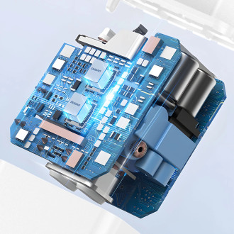 Dudao A4EU USB-A 2.1A nástěnná nabíječka - bílá + USB-A - Lightning kabel
