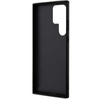 Karl Lagerfeld KLHCS23LSAKLHKPK S23 Ultra S918 pevné pouzdro černo/černé Saffiano Monogram Ikonik