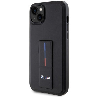 Pouzdro BMW BMHCP14S22GSLK iPhone 14 6,1&quot; černo/černé pevné pouzdro Grip Hot Stamp