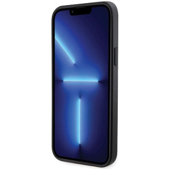 Pouzdro BMW BMHCP14S22GSLK iPhone 14 6,1&quot; černo/černé pevné pouzdro Grip Hot Stamp