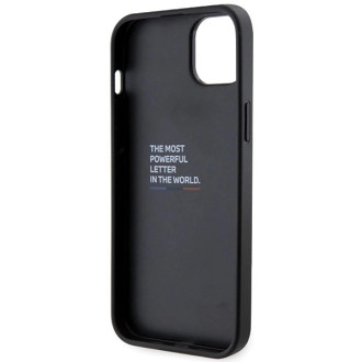 Pouzdro BMW BMHCP14S22GSLK iPhone 14 6,1&quot; černo/černé pevné pouzdro Grip Hot Stamp