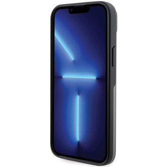 Pouzdro BMW BMHMP14MDSLK iPhone 14 Plus 6,7&quot; černo/černé pevné pouzdro Signature MagSafe