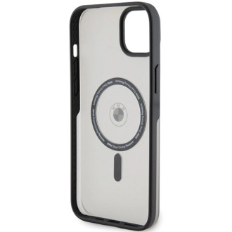 Pouzdro BMW BMHMP14MDSLK iPhone 14 Plus 6,7&quot; černo/černé pevné pouzdro Signature MagSafe