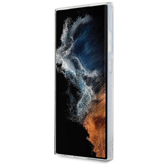 Guess GUHMS23LH4STK S23 Ultra S918 černo/černé pevné pouzdro 4G MagSafe