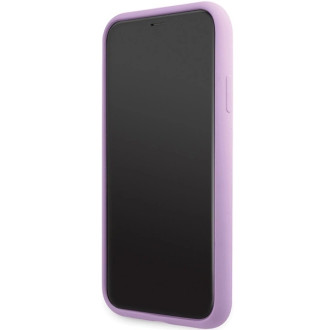 Karl Lagerfeld KLHCN61SKSVGU iPhone 11 / Xr 6,1&quot; fialový/fialový pevný obal silikonový podpis