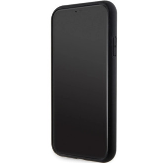 Guess GUHMN61PSAHMCK pouzdro pro iPhone 11 / Xr - černé Saffiano MagSafe