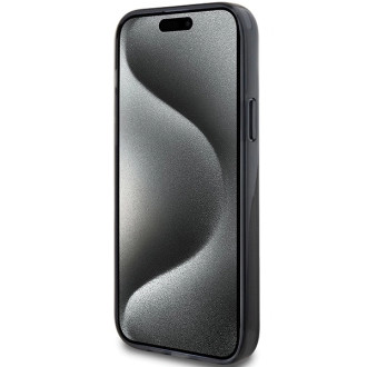 Karl Lagerfeld KLHMP15SHMRSKCK iPhone 15 6,1&quot; černé/černé pevné pouzdro Ring Stand Karl&amp;Choupette MagSafe