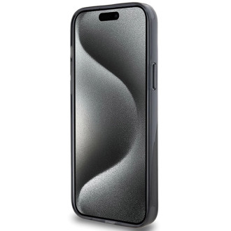 Karl Lagerfeld Ring Stand Pouzdro Karl Head MagSafe pro iPhone 15 Plus / 14 Plus - černé